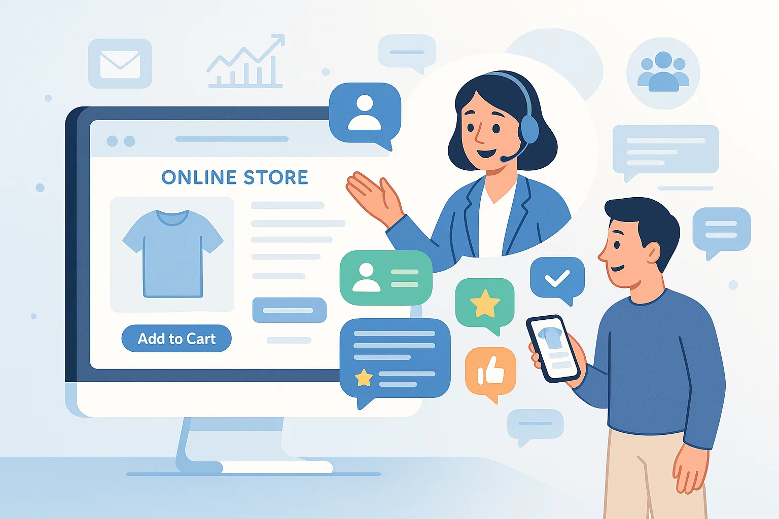 6 raisons pour lesquelles ta boutique en ligne a besoin de la conversational experience et d'un widget web concierge