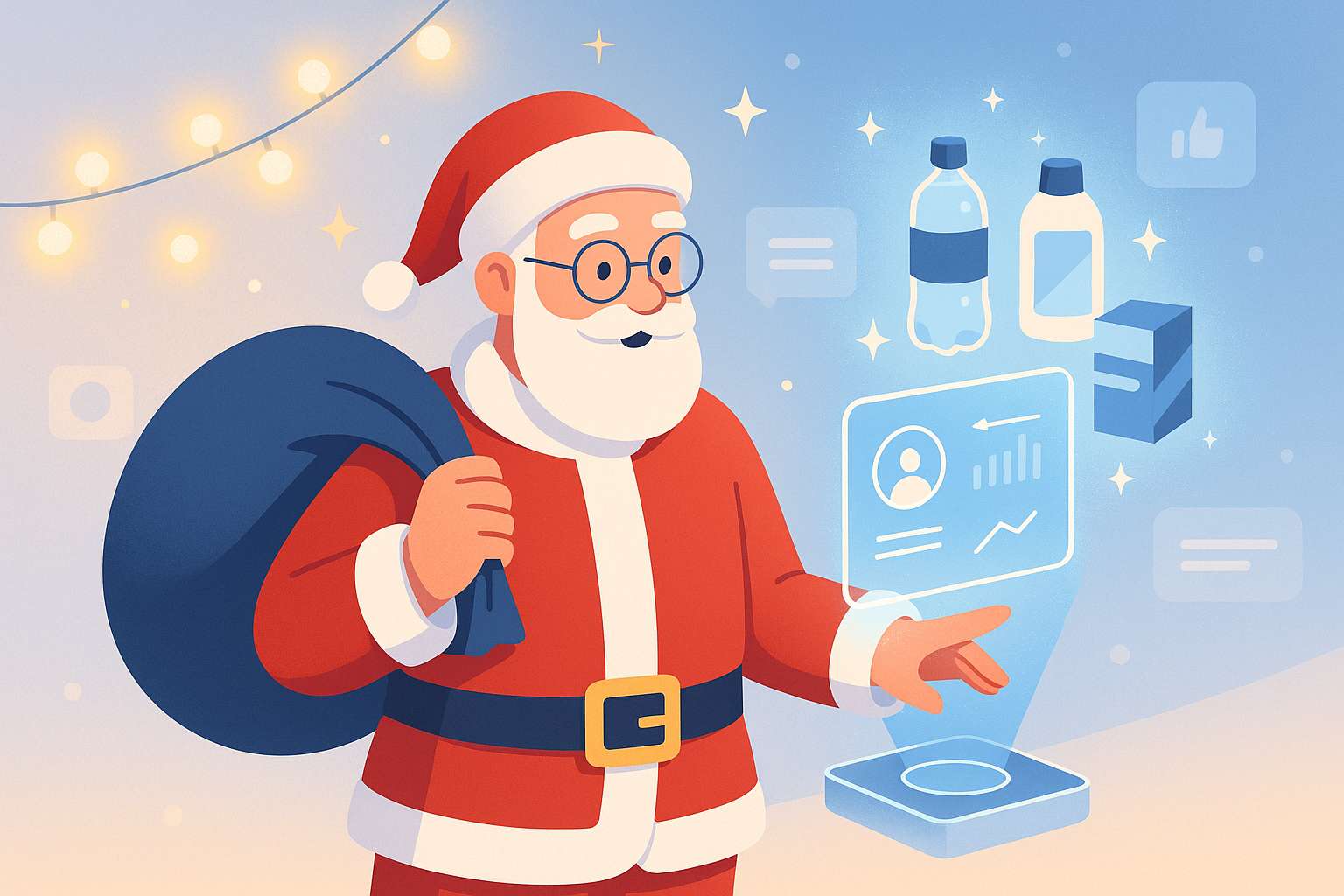 Un Père Noël propulsé par l'IA pour le marketing FMCG