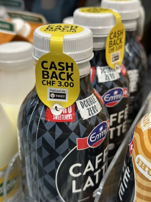 Emmi Caffè Latte avec le sticker de cashback CHF 3.00