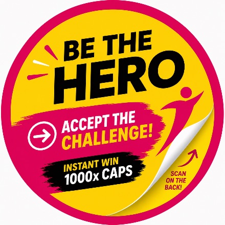 Be the Hero Sticker