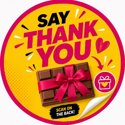 Say Thank You Sticker