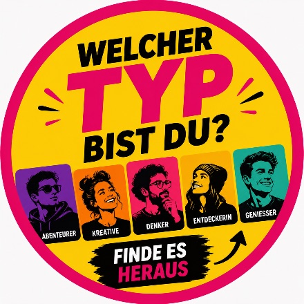 Welcher Typ bist du Sticker